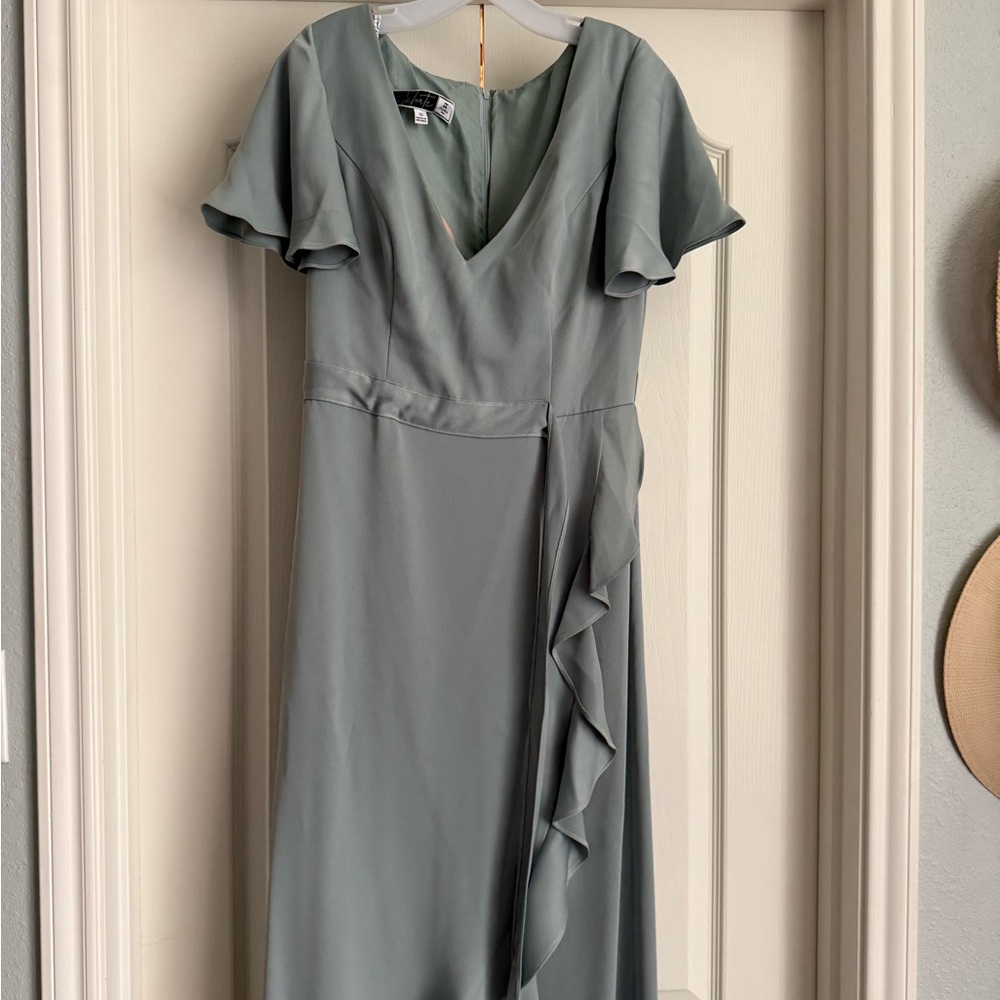 Elegant Sage Green Bridesmaid Dress